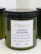 Load image into Gallery viewer, Wick2Ware Cotton Blossom 400g